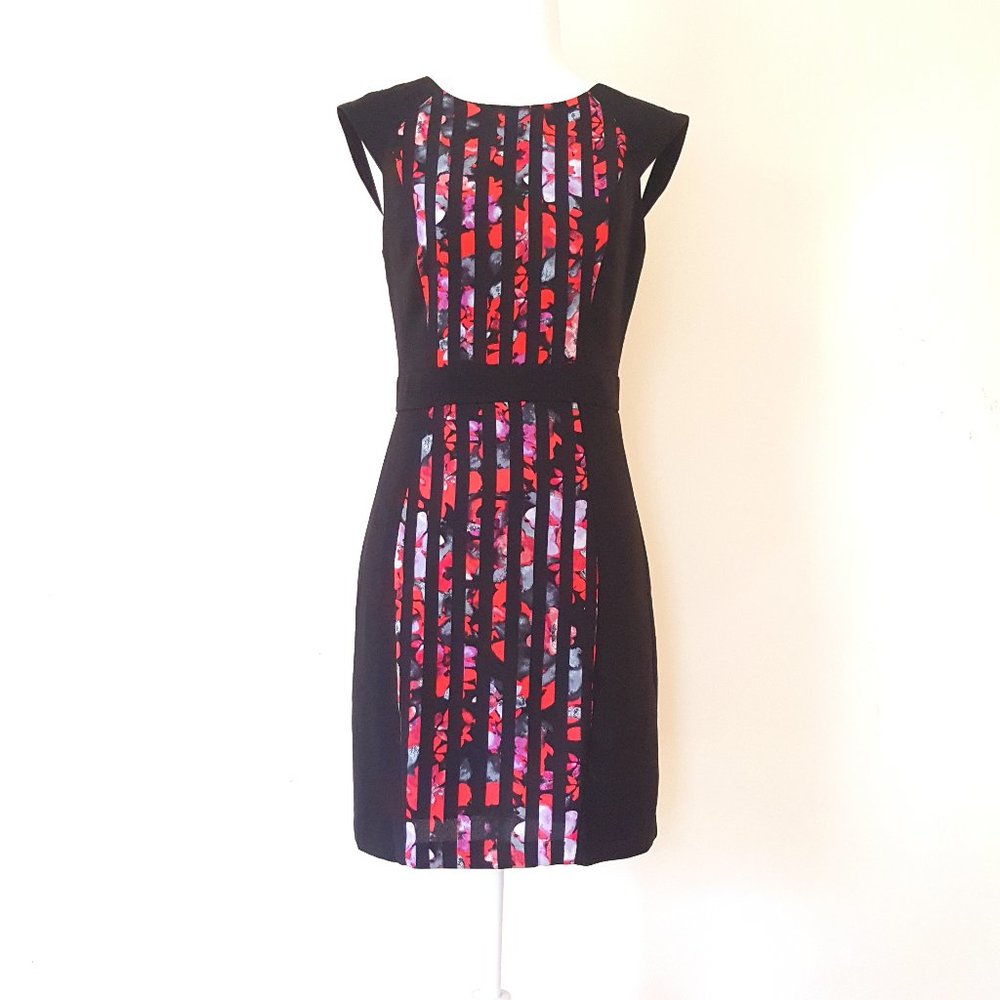 Forever 21 | Black / Red  Sheath Dress – XS